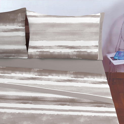 COMPLETO LETTO IN MICROFIBRA "PAINT"